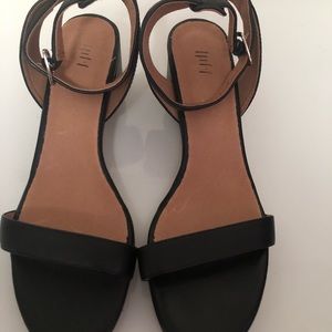 Ariane Block-Heel Sandals in box